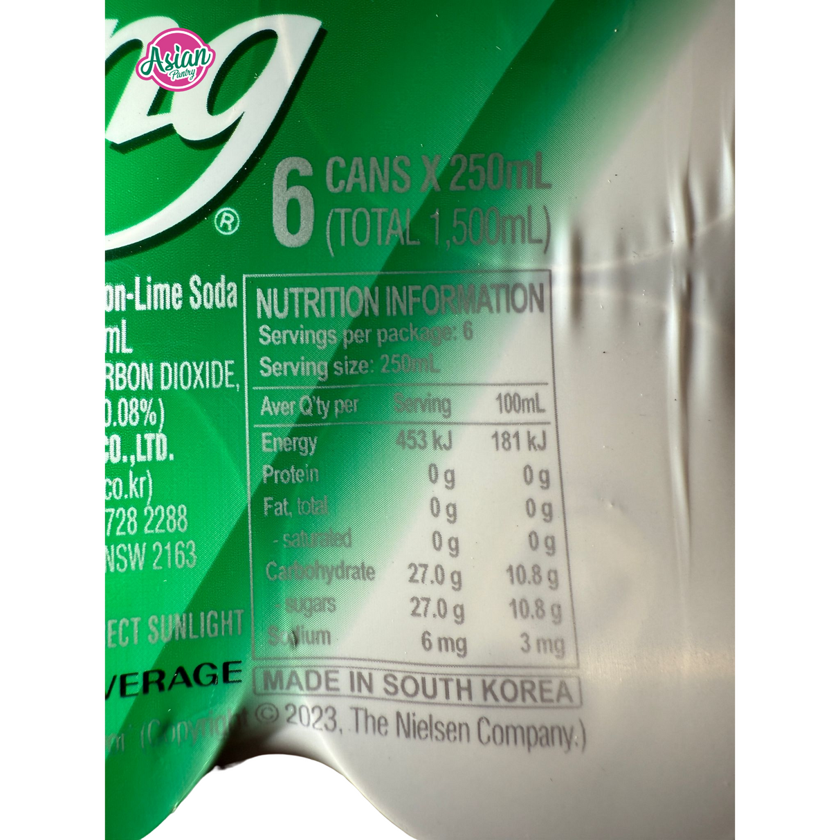 Lotte Chilsung Cider Lemon-Lime Soda Tin 250ml