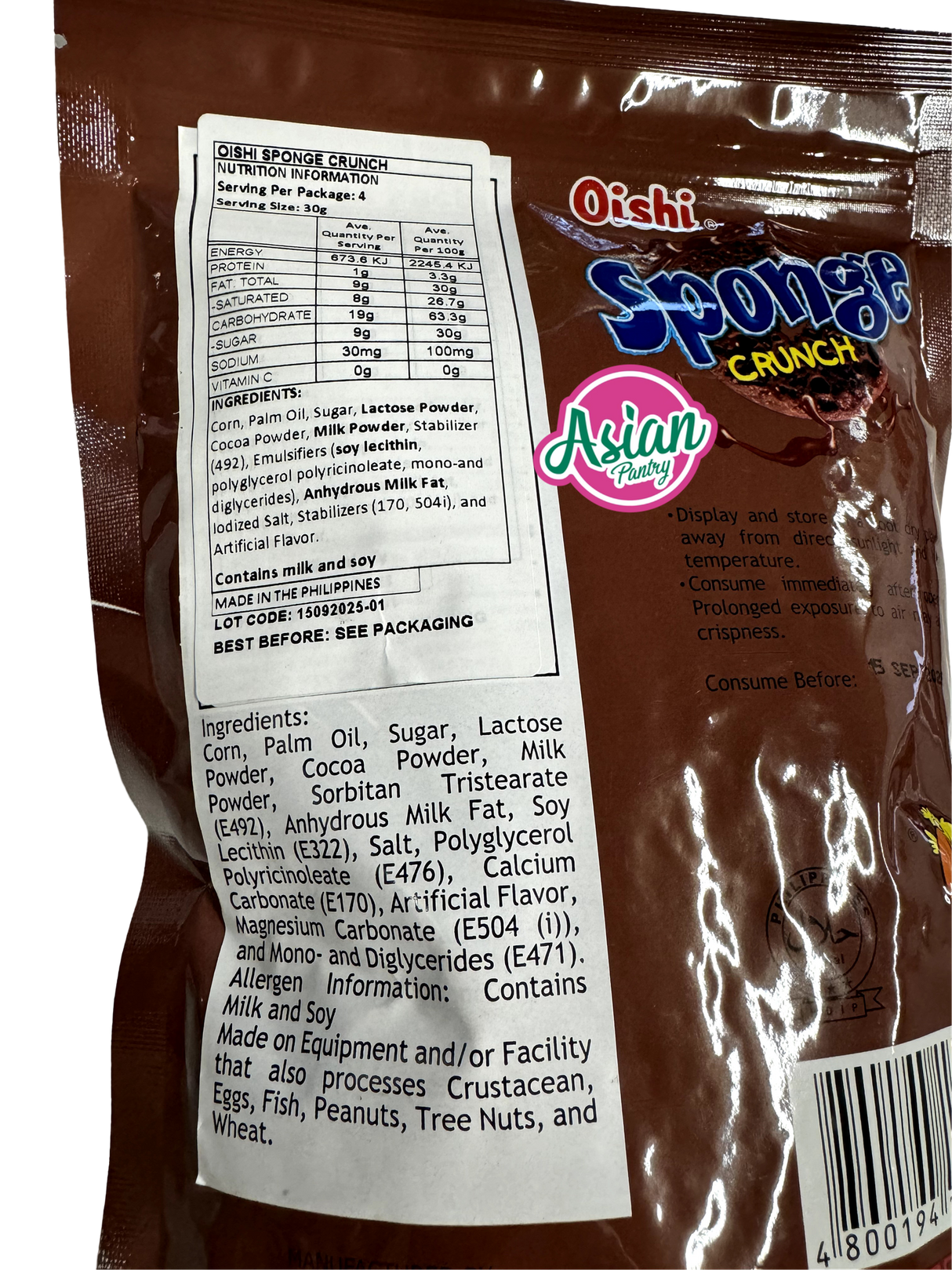 Oishi Sponge Crunch 120g