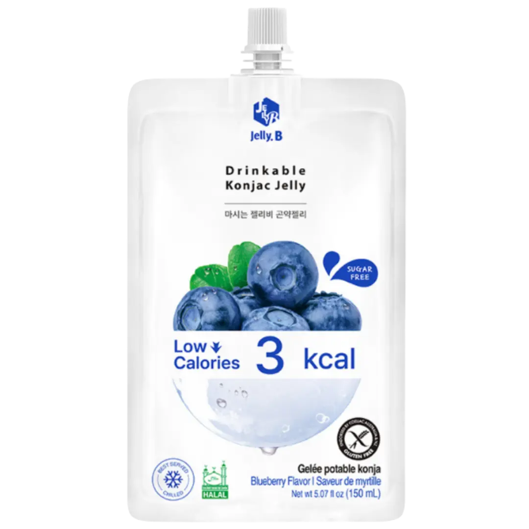 Jelly B Drinkable Konjac Jelly Blueberry Flavour 150ml