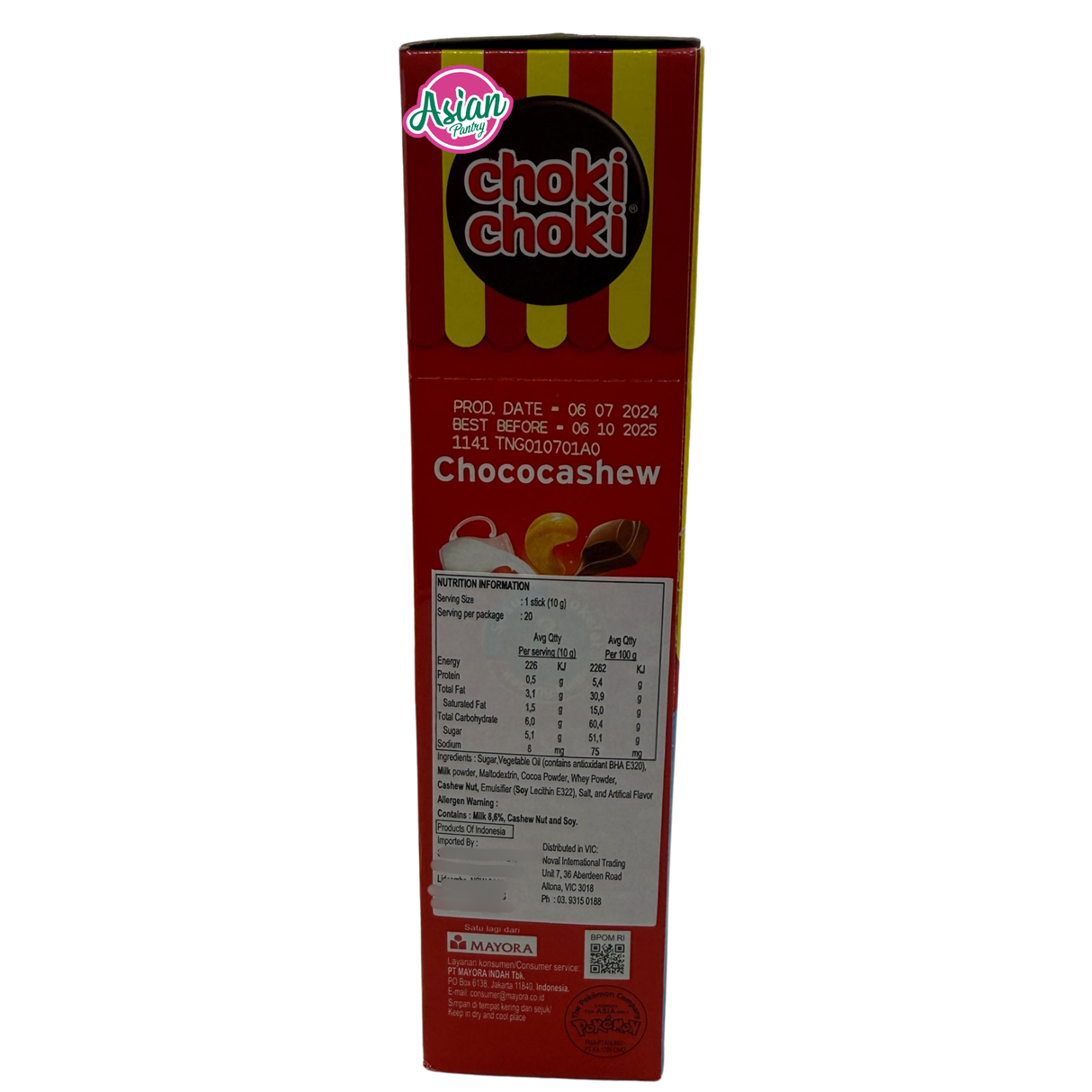 Choki Choki Choco Cashew Paste Snack 180g