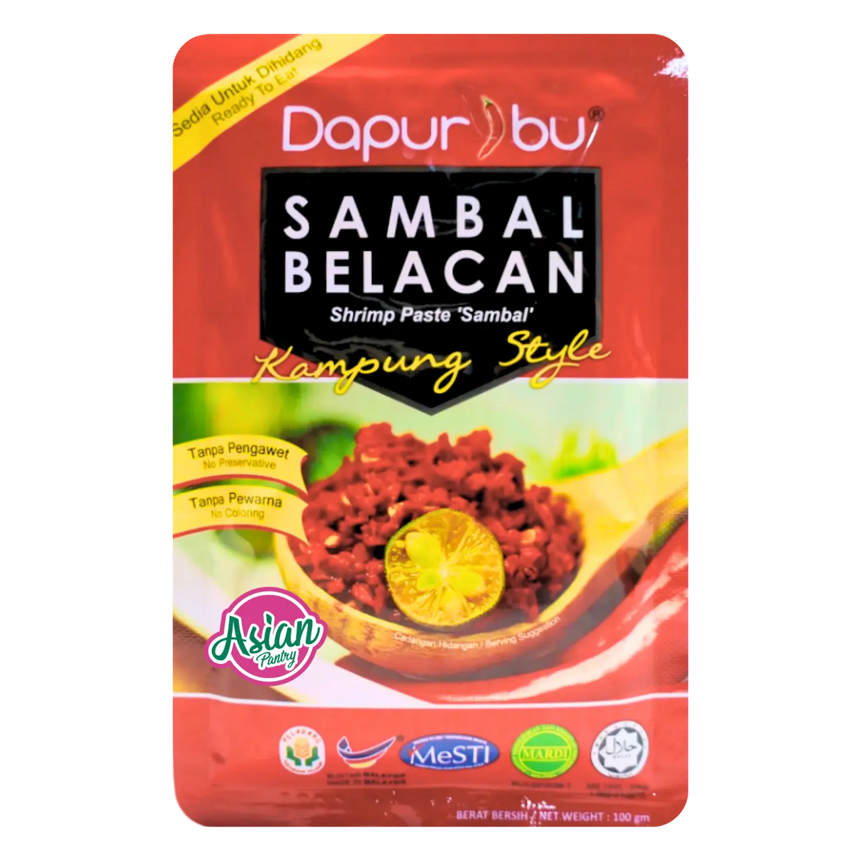 Dapur Ibu Sambal Belacan Shrimp Paste 100g