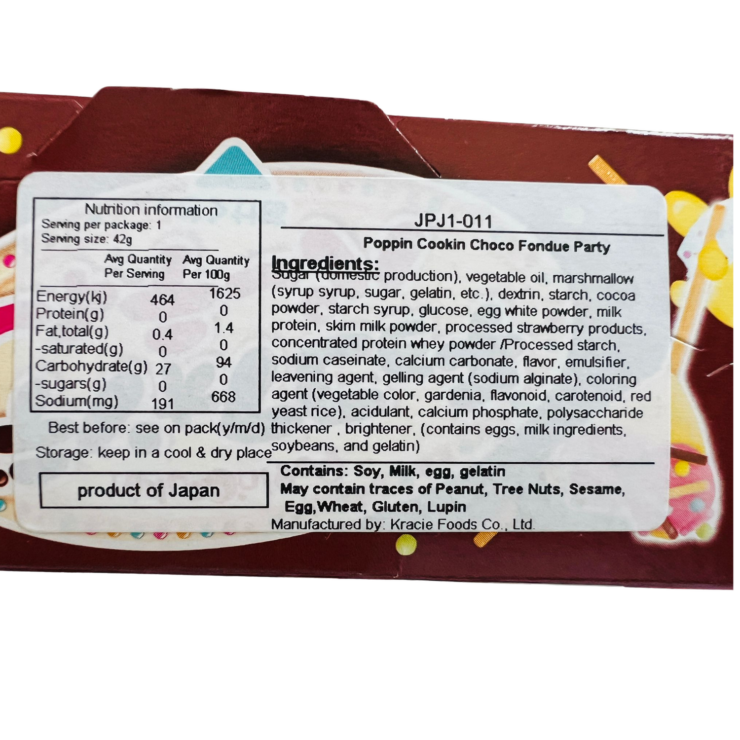 Kracie Popin Cookin DIY Chocolate Party  31g