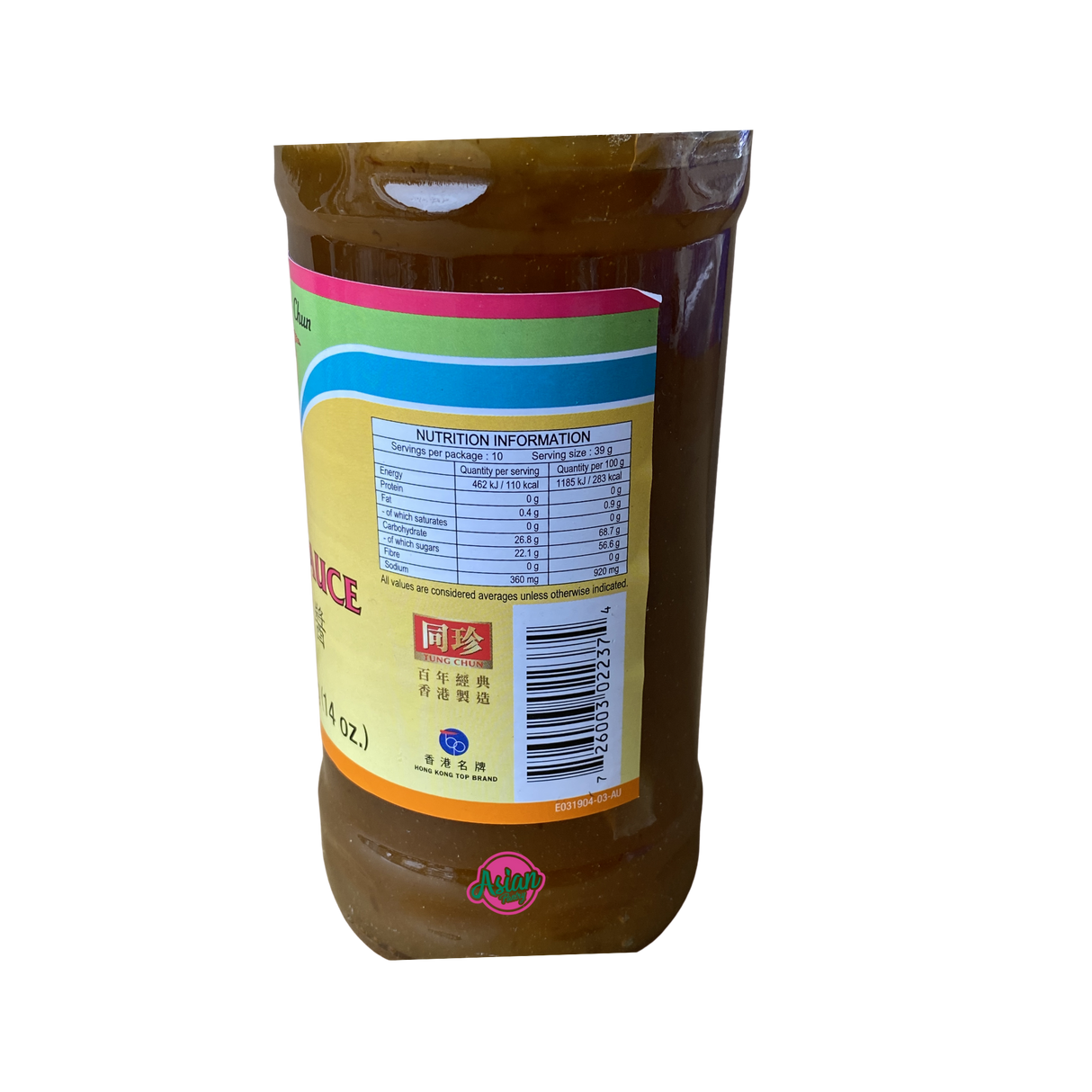 Tung Chun Plum Sauce 400g Back