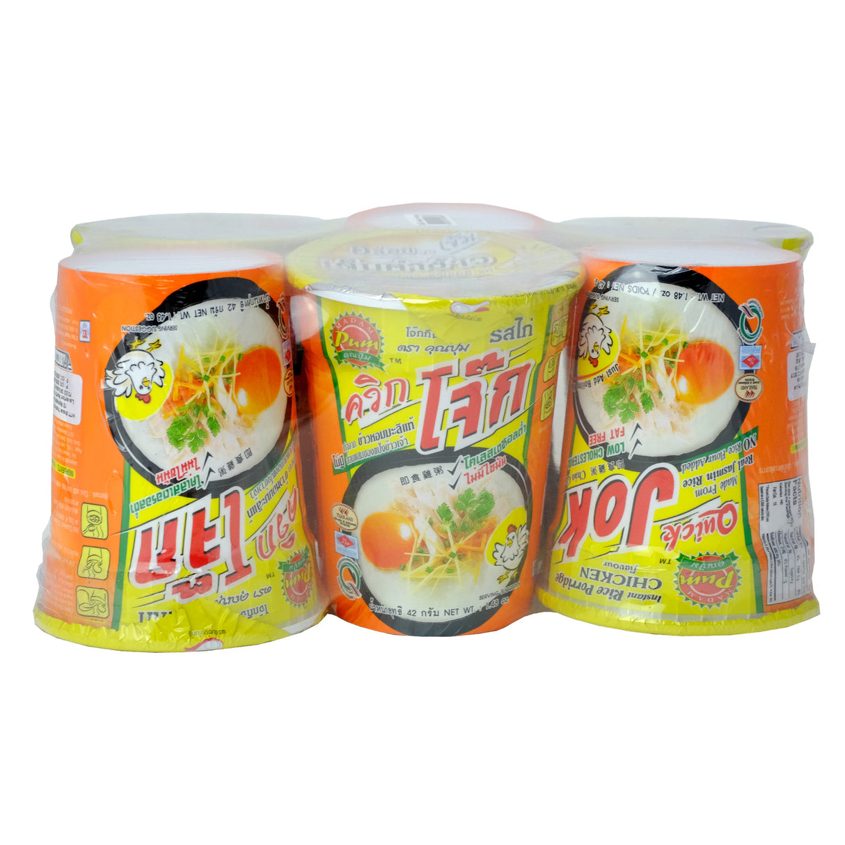 Madam Pum Jok Cup Chicken 6PK 252g Back