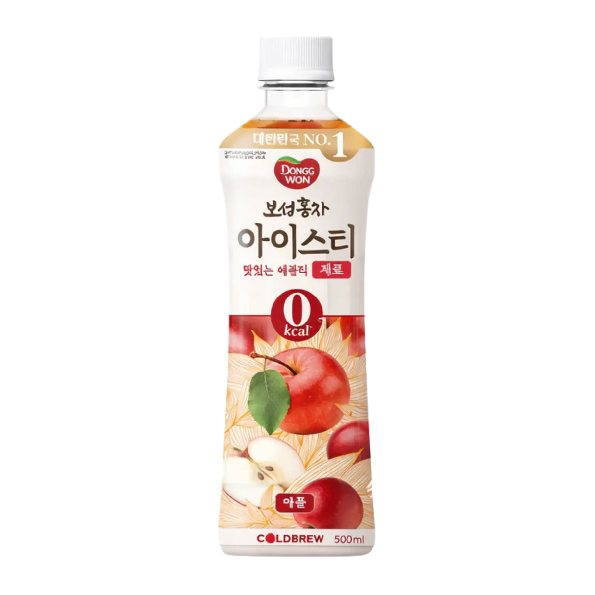 Dongwon Drink Iced Tea Apple Zero Sugar 500ml
