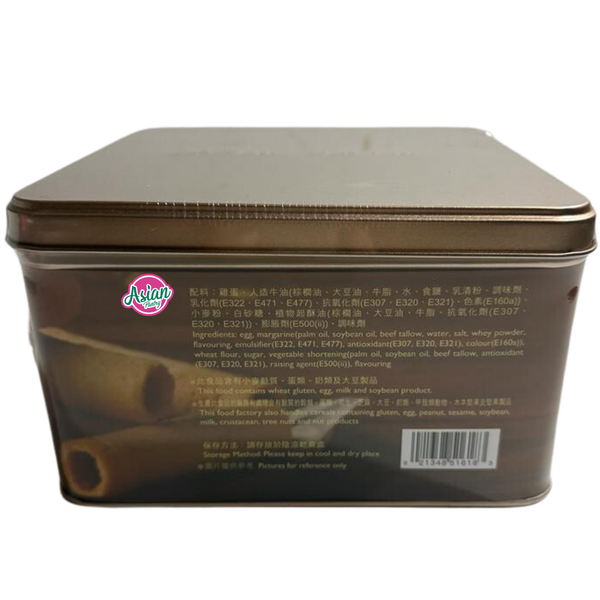 Wing Wah Cookies Egg Rolls Tin 450g