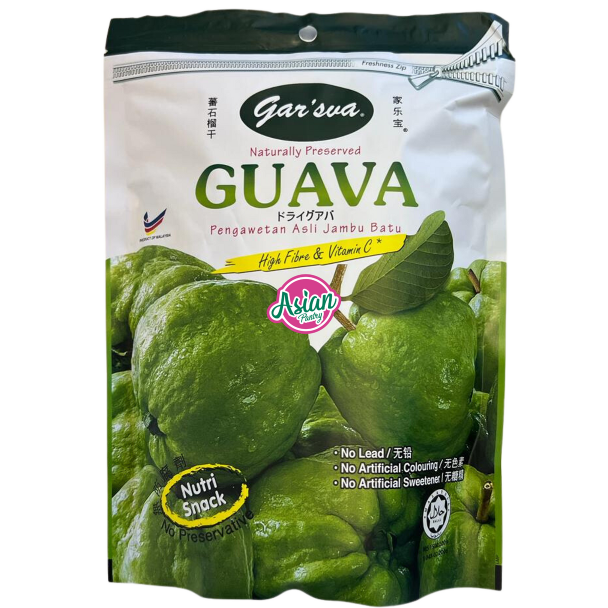 Garsva Naturally Preserved Dried Guava 120g