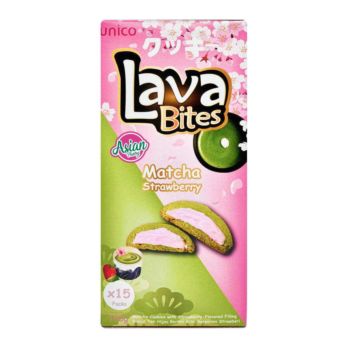 Lava Bites Matcha Strawberry 150g