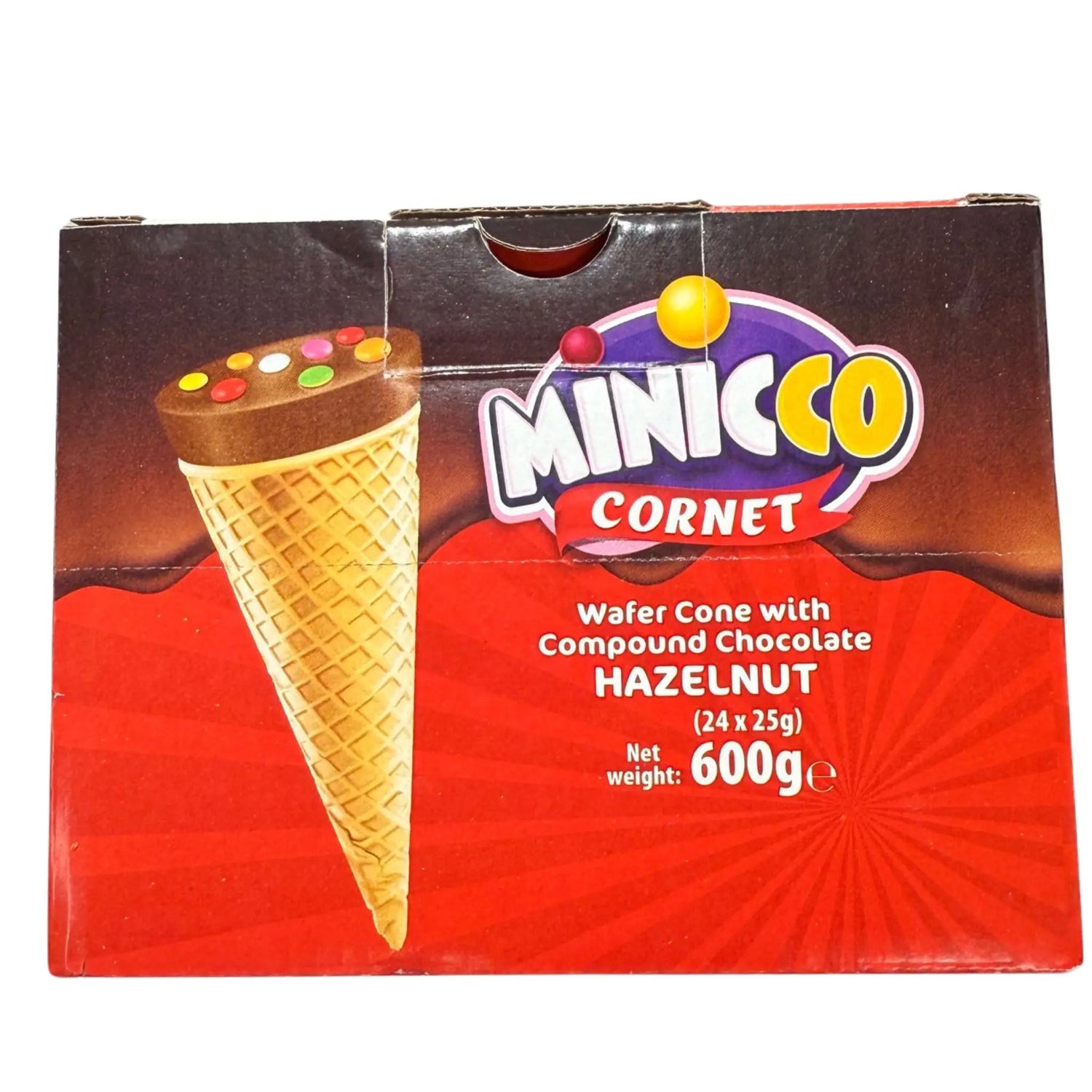 Minicco Cornet Hazelnut 25g