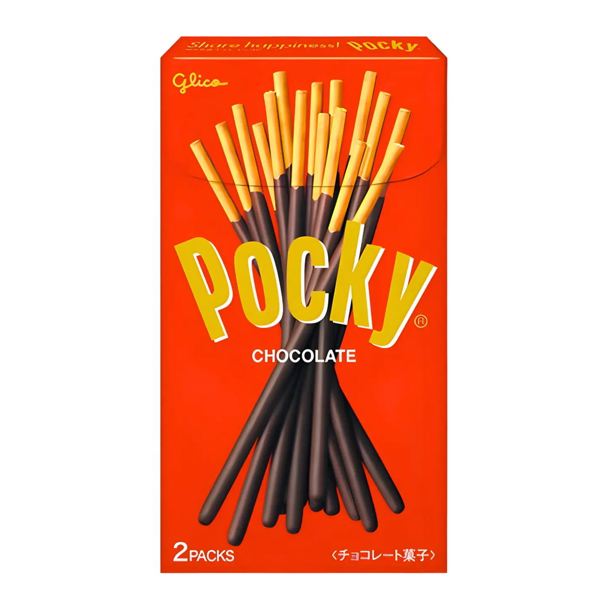 Glico Pocky Chocolate 2pk 72g (Jepun)