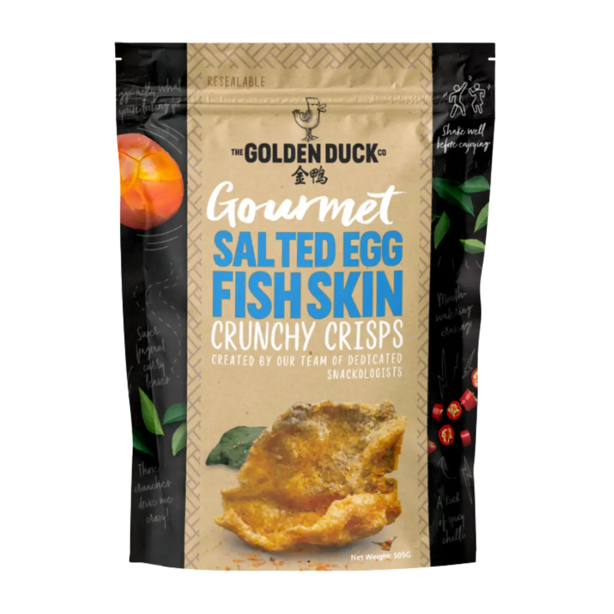 Golden Duck Salted Egg Fish Skin 105g