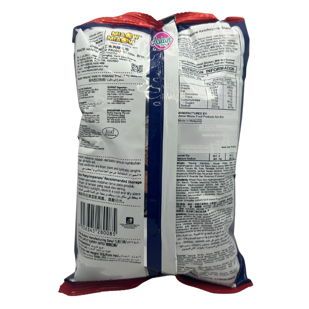 Miaow Miaow Ketchup Flavoured Snacks 60g