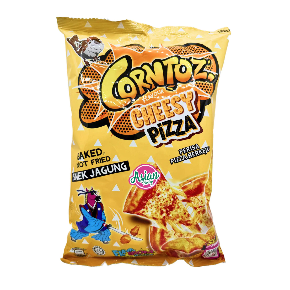 Corntoz Cheesy Pizza Flavour (Yellow) 100g