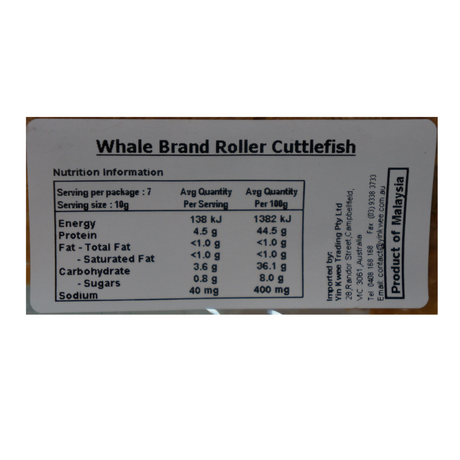 Whale Brand Roller Cuttlefish 80g