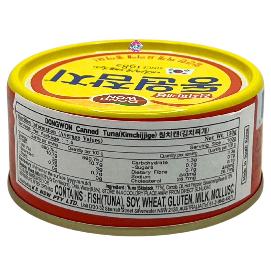Dongwon Canned Tuna with Kimchi Sauce (Kimchi Jiggae) 150g