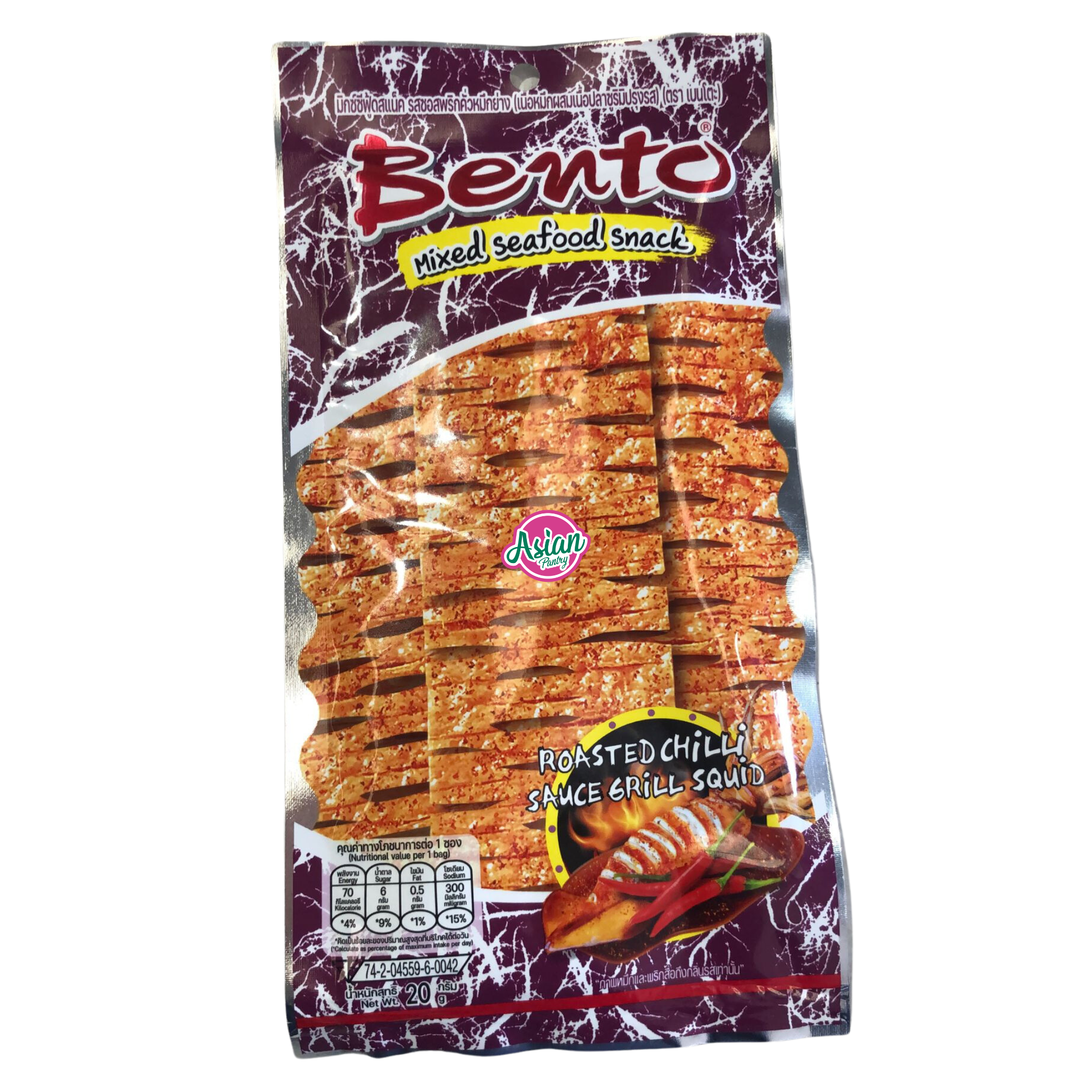 Get Bento Seafood Squid Seafood Snack, Spicy Larb Flavor Delivered