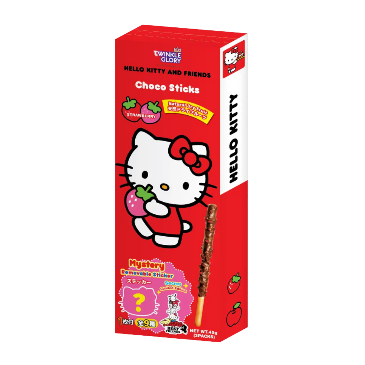 Twinkle Glory Hello Kitty 草莓巧克力棒 45g