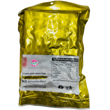 Cendawan Kering Jenama Matahari 3-4 cm 200g