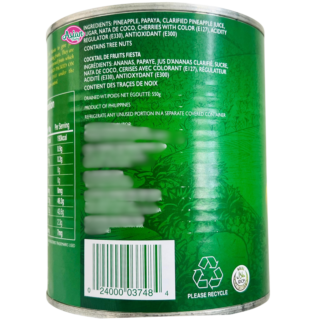 Campuran Buah-buahan Tropika Delmonte 850g