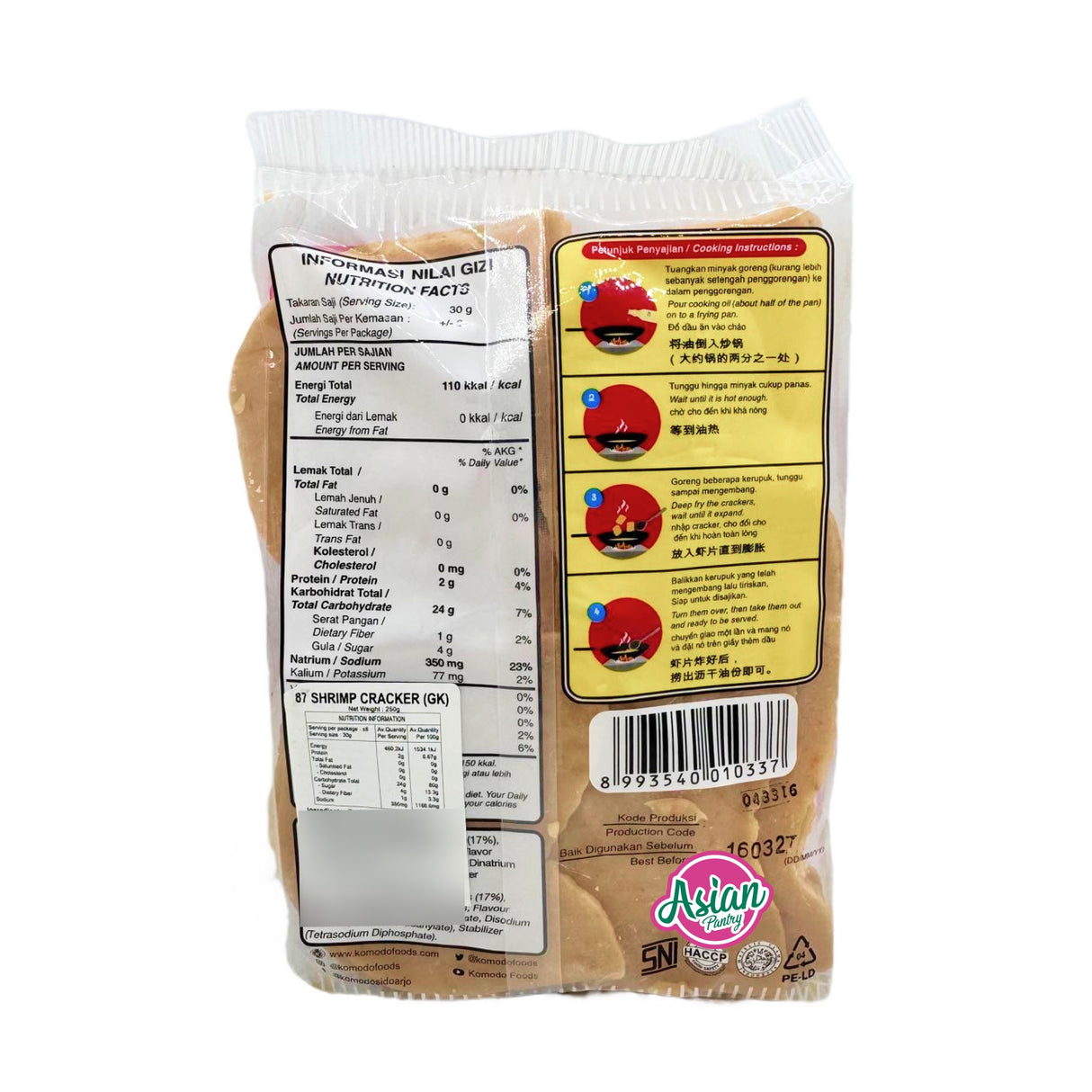 87 Sidoarjo Prawn Cracker 250g