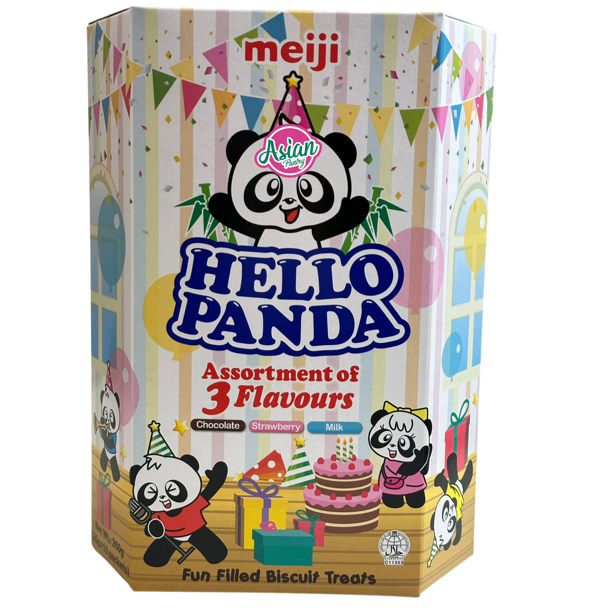 Meiji Hello Panda 什锦饼干 3 种口味 10 包 260g