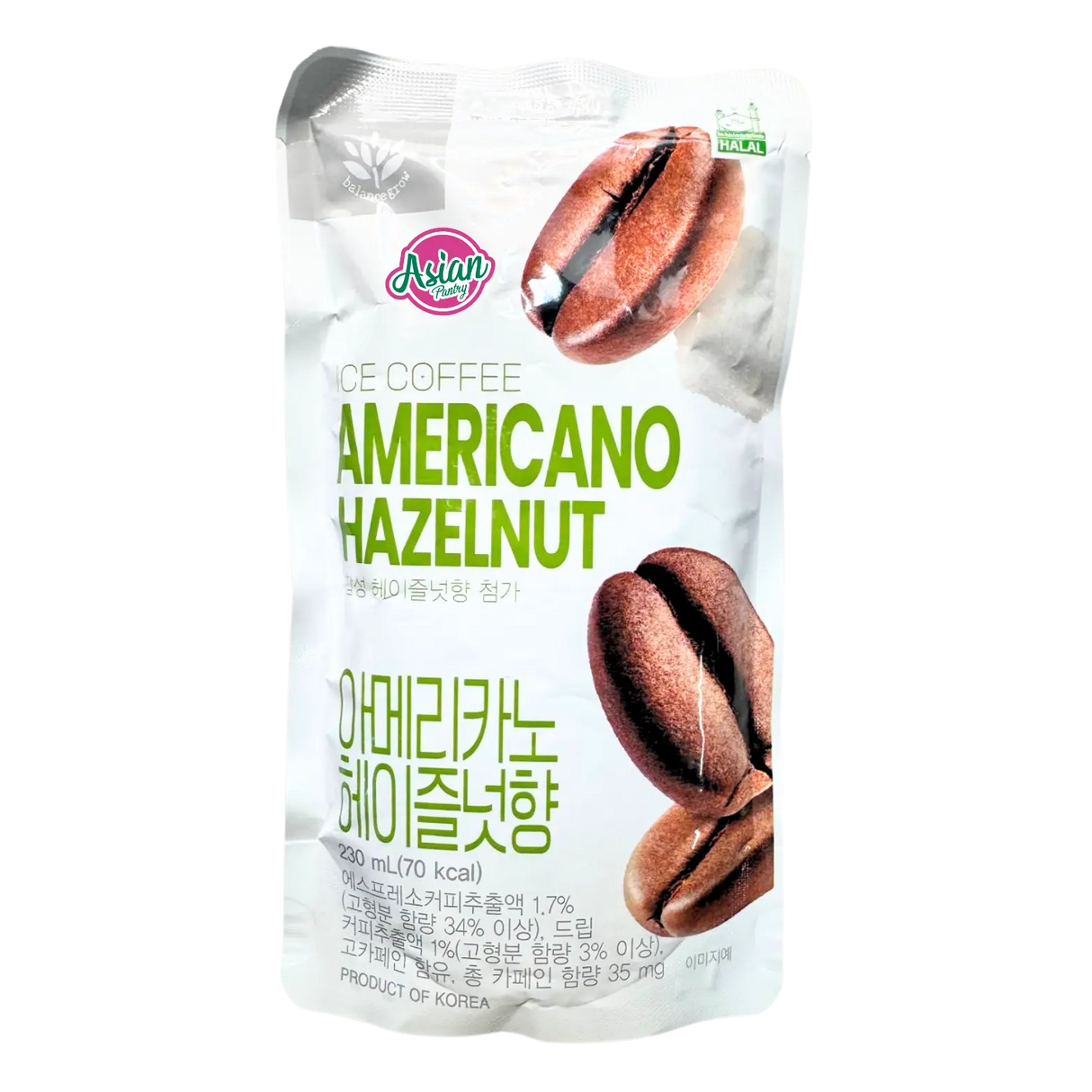 Balance Grow Ice Coffee Americano Hazelnut 230ml