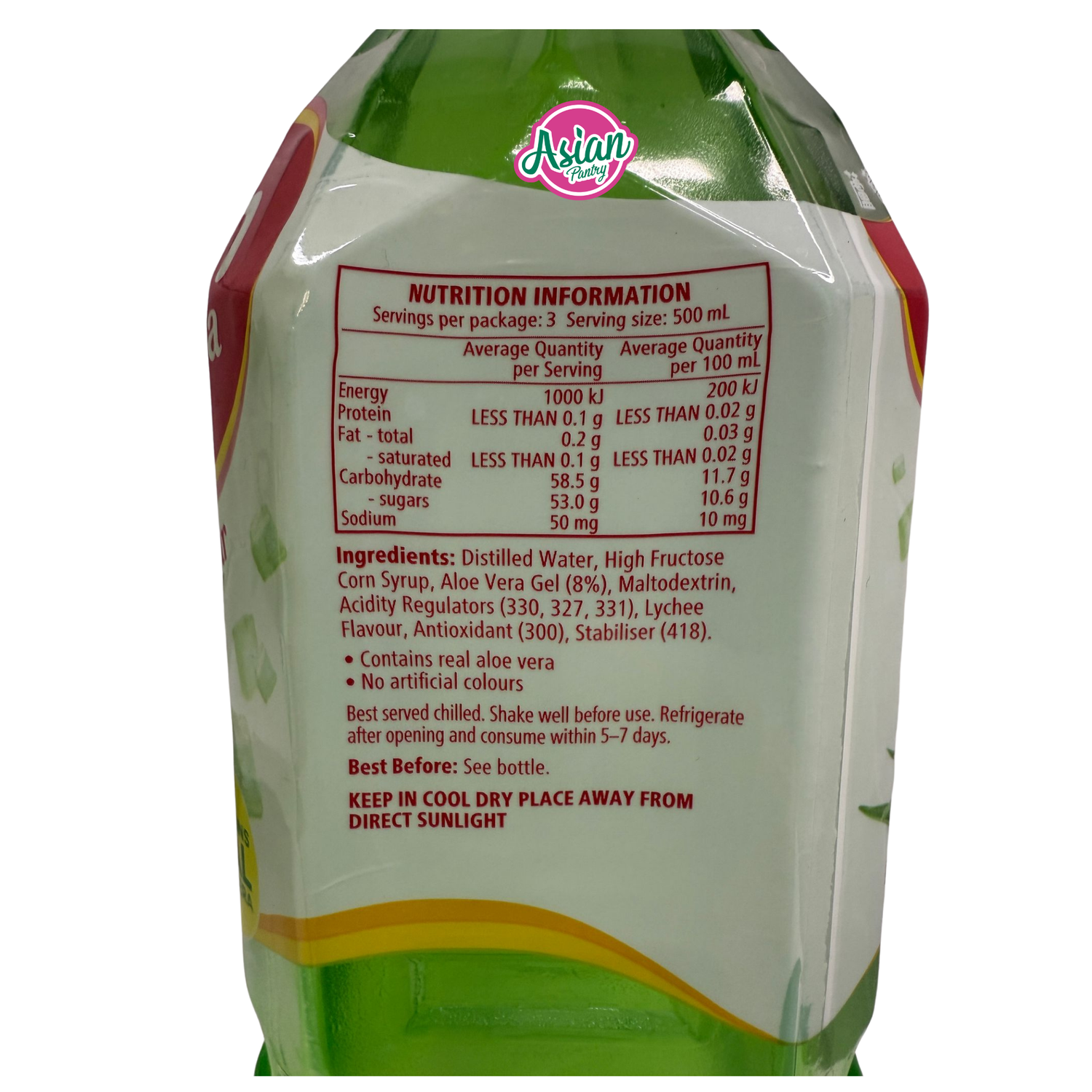 Yoosh Aloe Vera Minuman Laici 1.5L