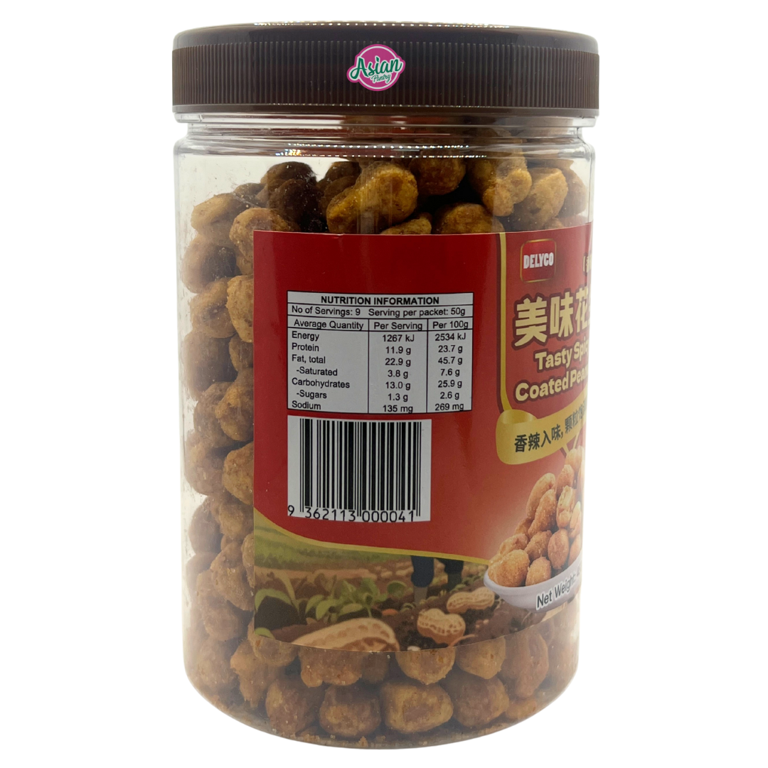 Delyco Tasty Spicy Coated Peanut 450g
