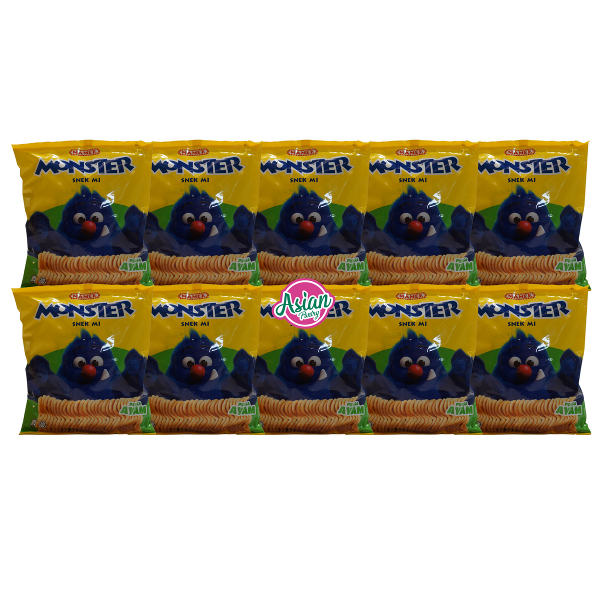 Mamee Monster Noodle Snek Ayam 8pk 200g