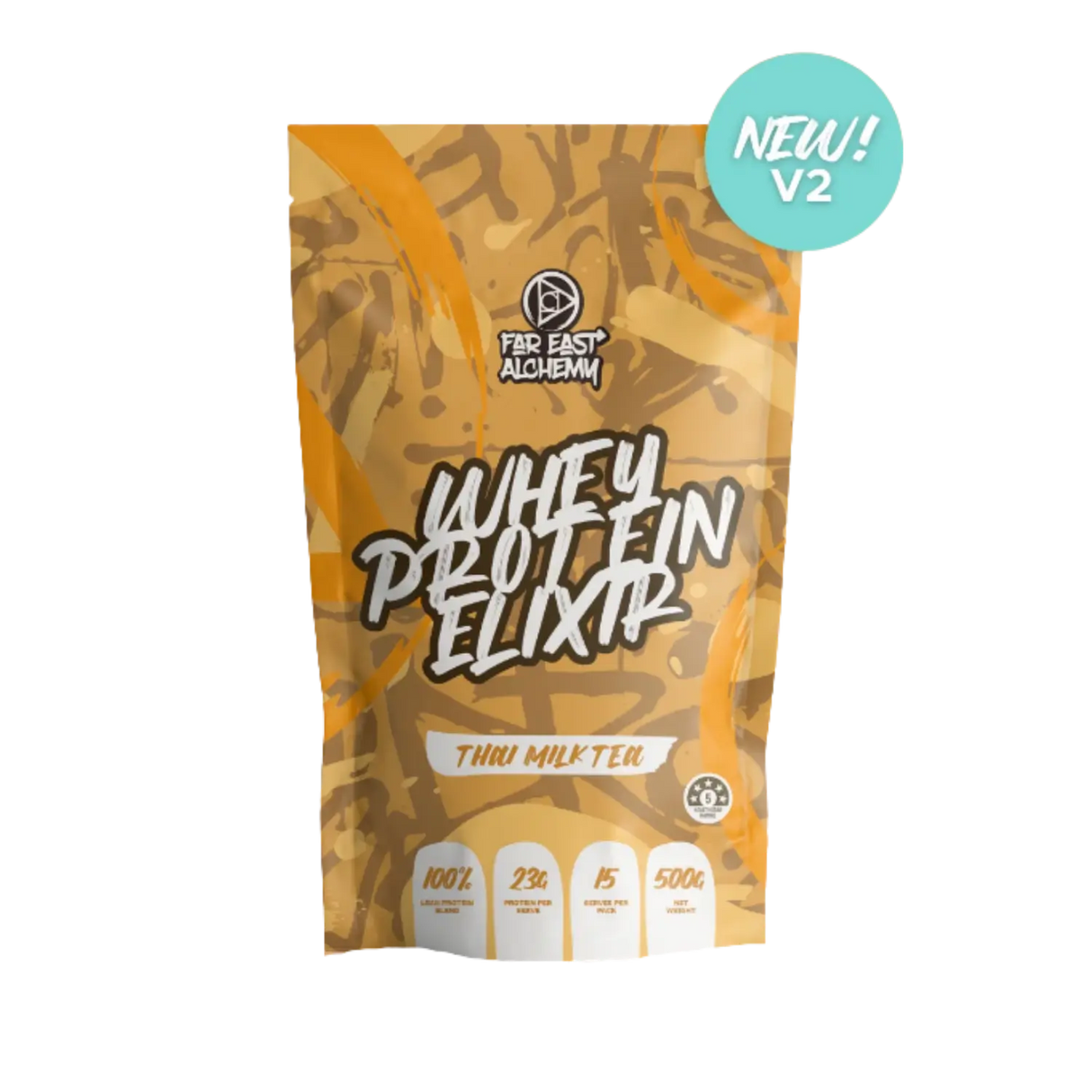 Far East Alchemy Whey Protein Elixir Thai Milk Tea 500g