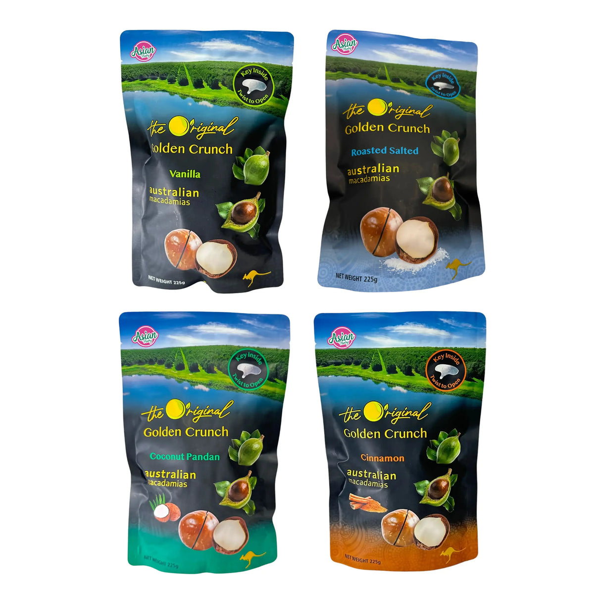 Golden Crunch Macadamia Bundle