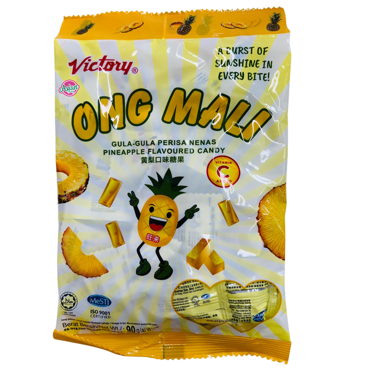 Victory Ong Mali Candy Perisa Nanas 90g
