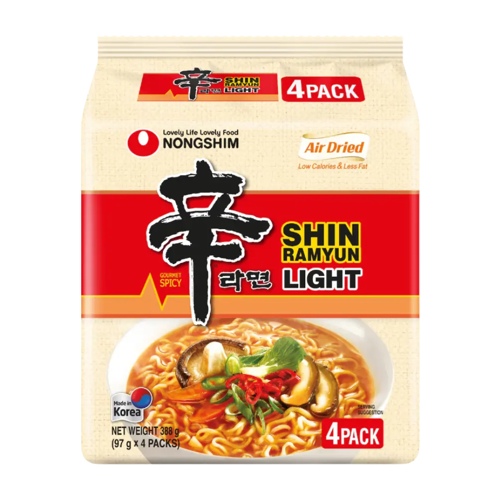 Nongshim Shin Ramyun Mi Sup Tanpa Goreng Ringan 388g
