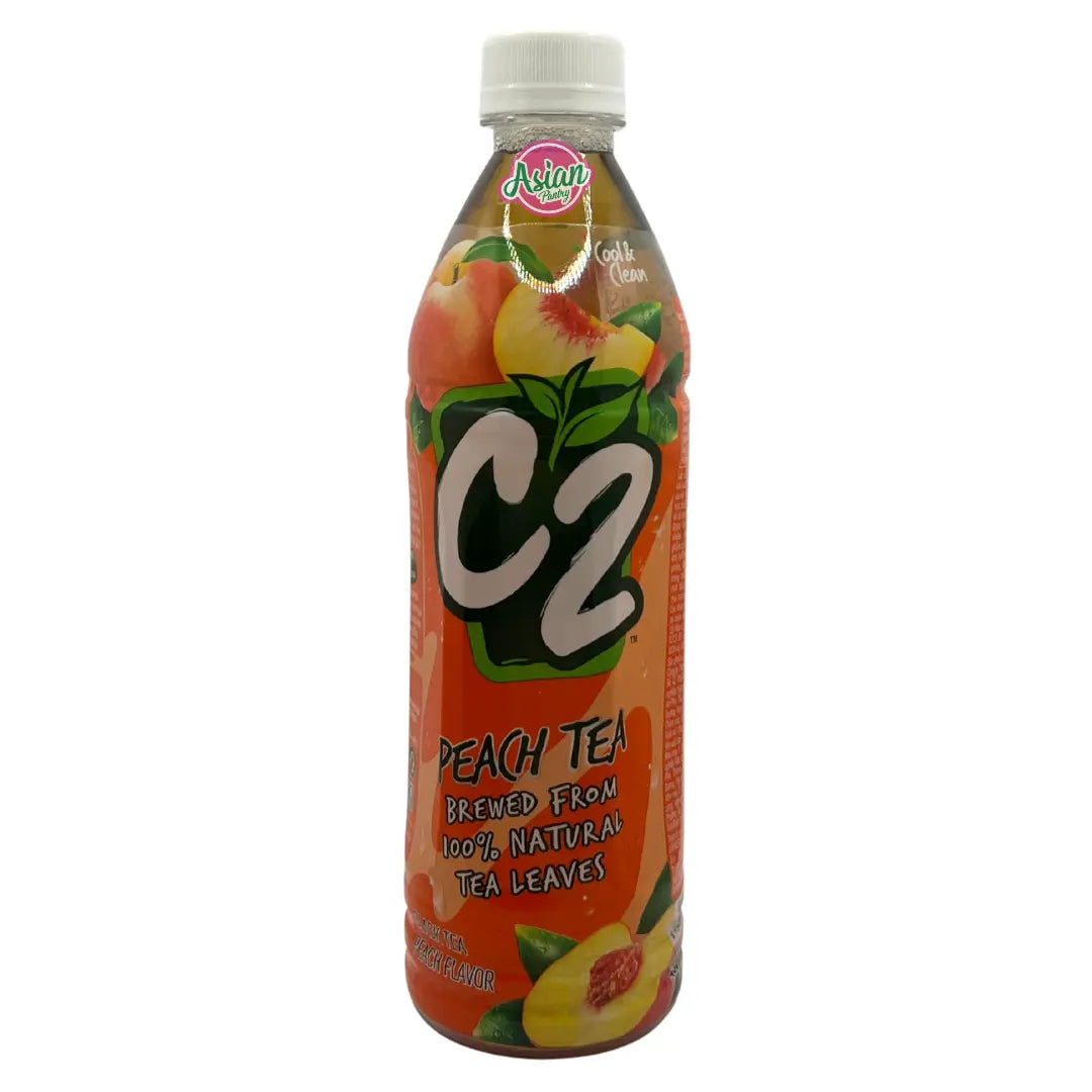 C2 Green Tea Black Tea Peach flavour 455ml