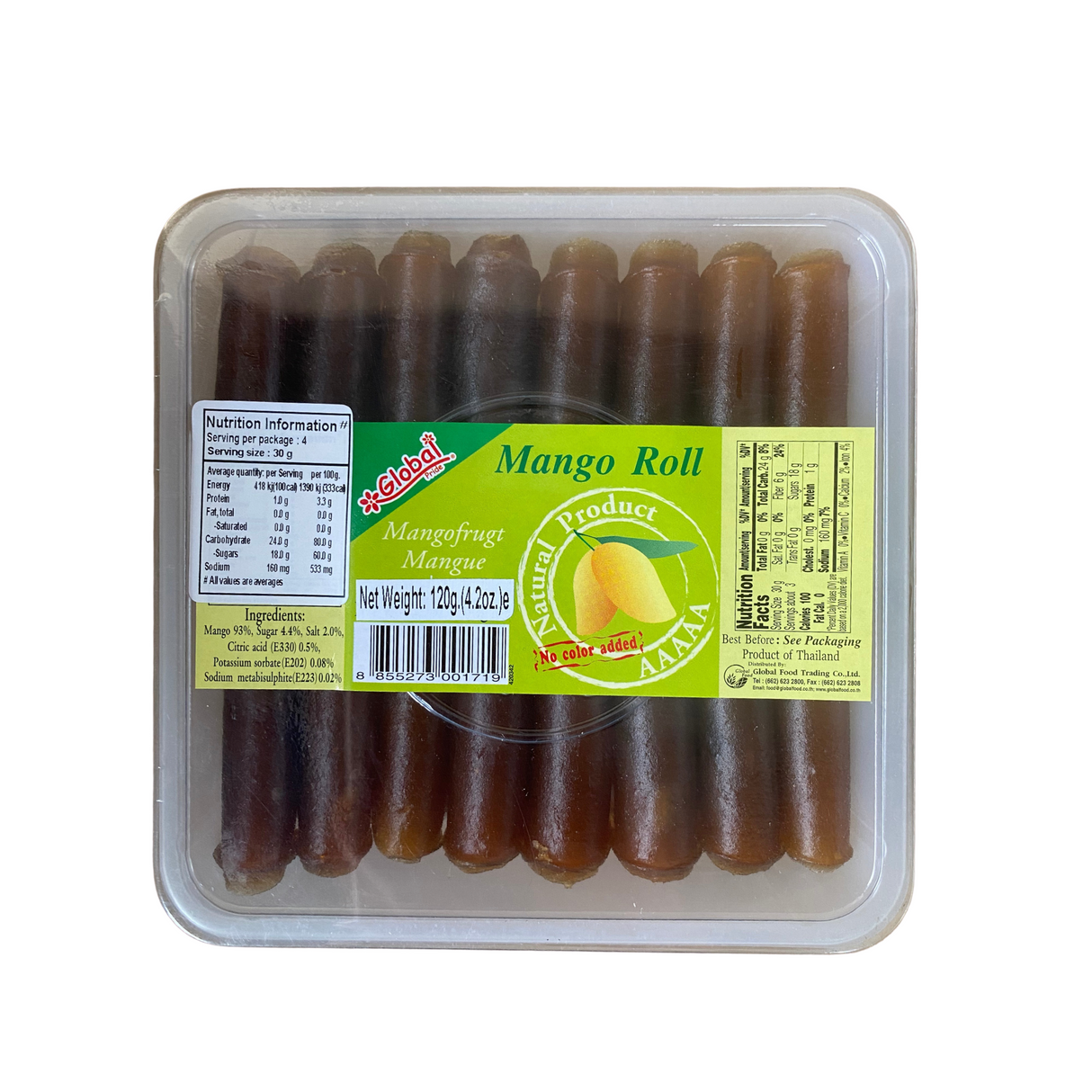 Global 芒果卷 120g