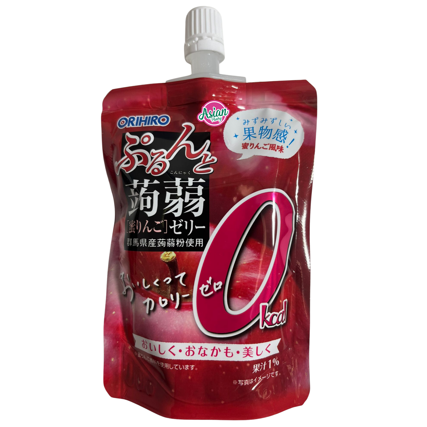 Orihiro 魔芋果冻 Okcal 蜂蜜苹果味 130g