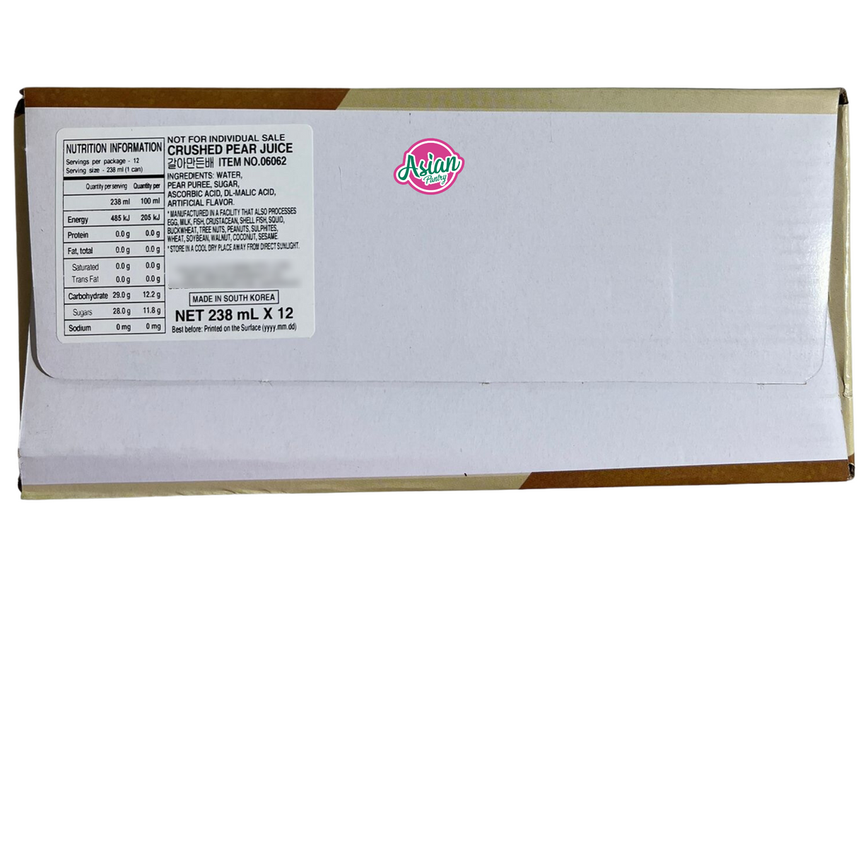 HaiTaj Pear Drink Can 238 ml x 12 2856ml