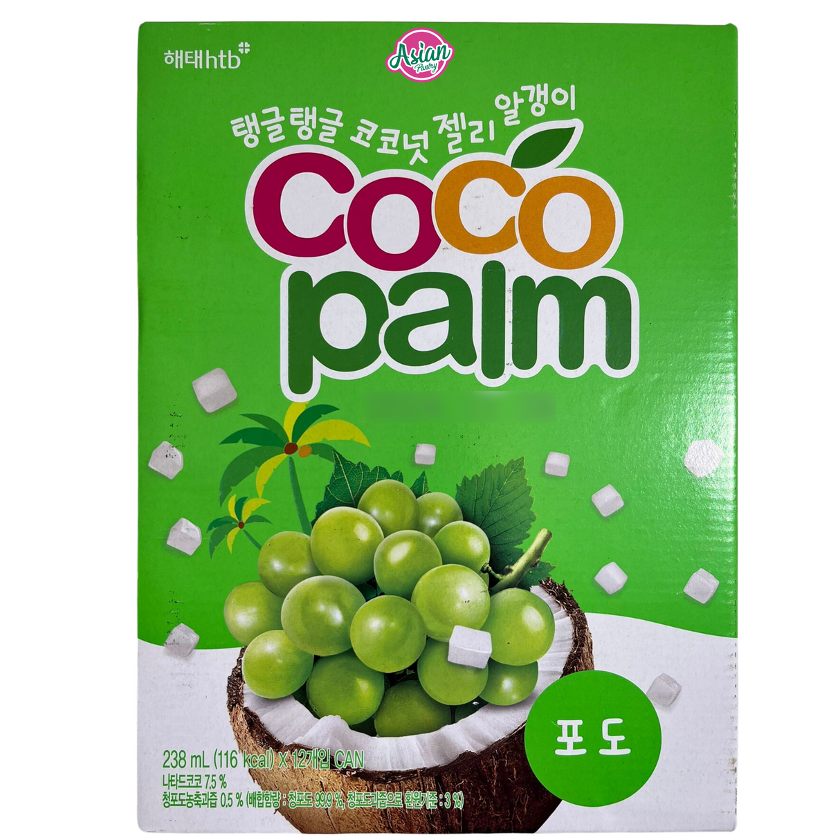 HaiTaj Coco Palm Grape Drink Tin 238 ml x 12 2856ml