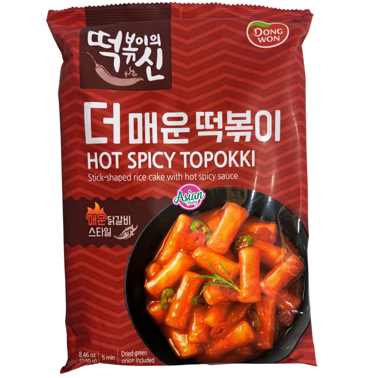 Dongwon Hot & Spicy Tteokbokki Pouch 240g