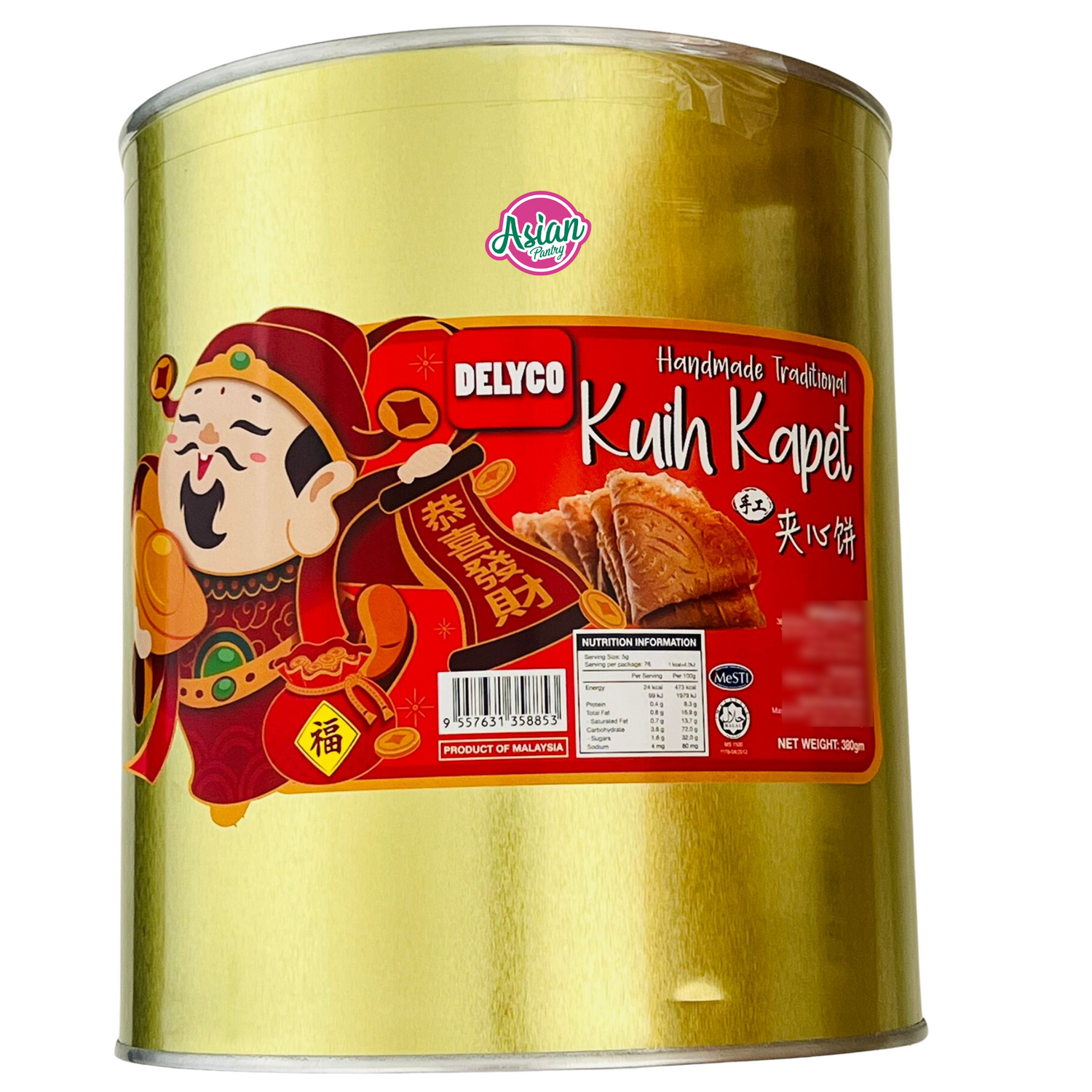 Delyco Kuih Kapet (Handmade Traditional) 380g