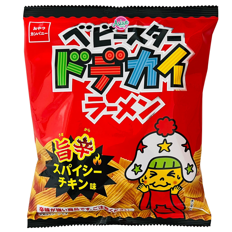 Oyatsu Bay Star Spicy Chicken Ramen Snack 62g (BBD 29.03.2024)
