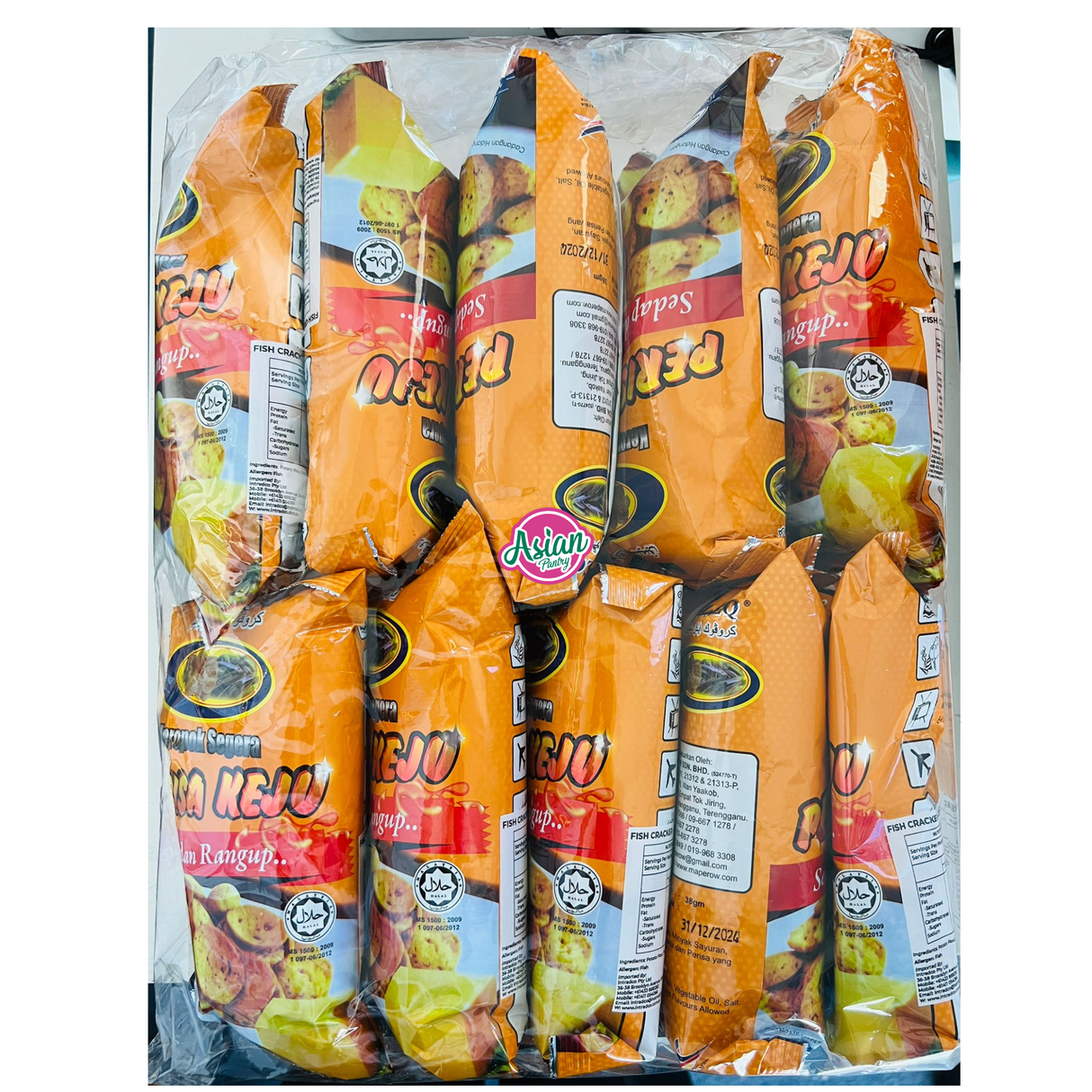 SEAmEQ Fish Cracker Perisa Keju 38g