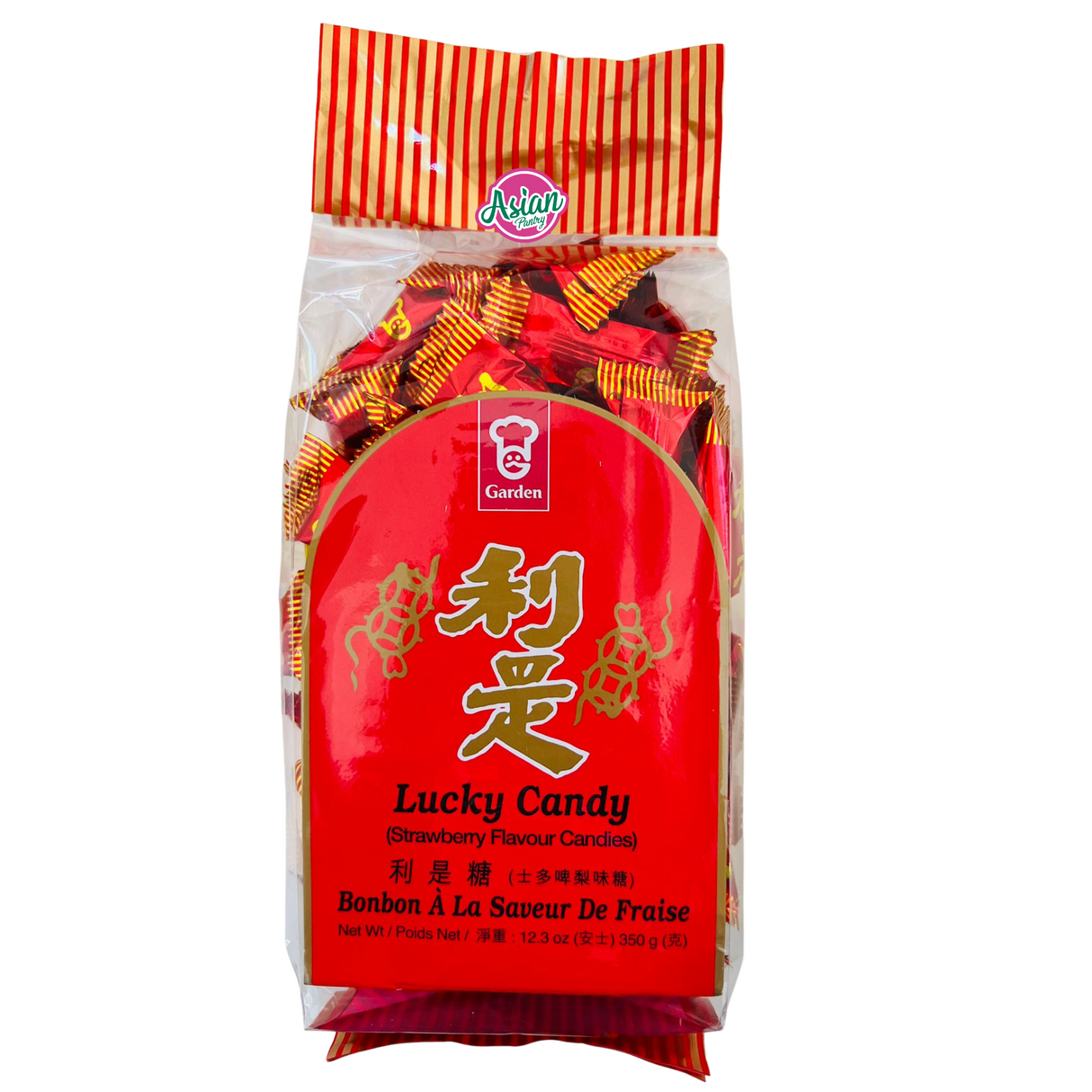 Garden Lucky Candy  Strawberry Flavour 350g