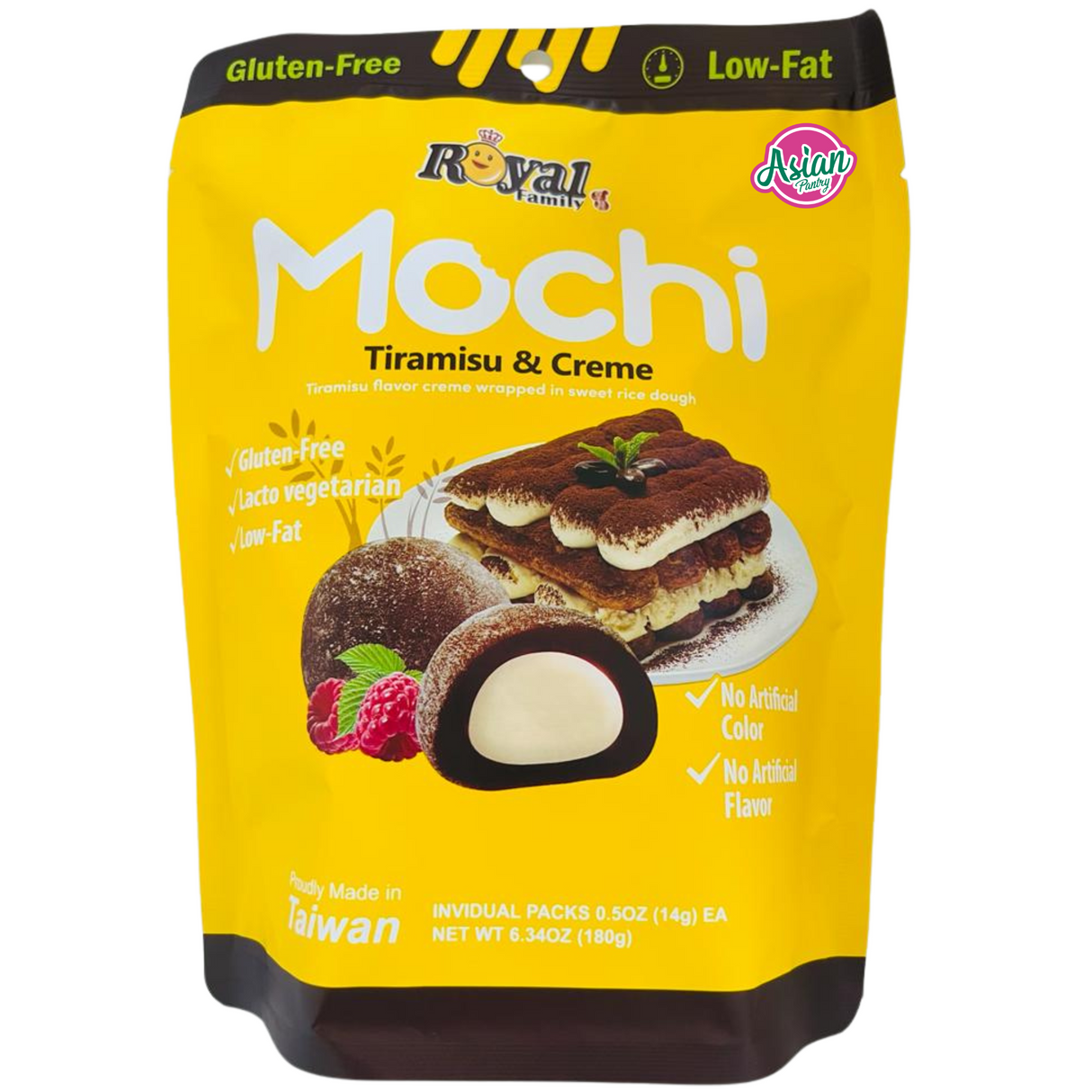 Mochi Tiramisu & Creme Keluarga Diraja 180g