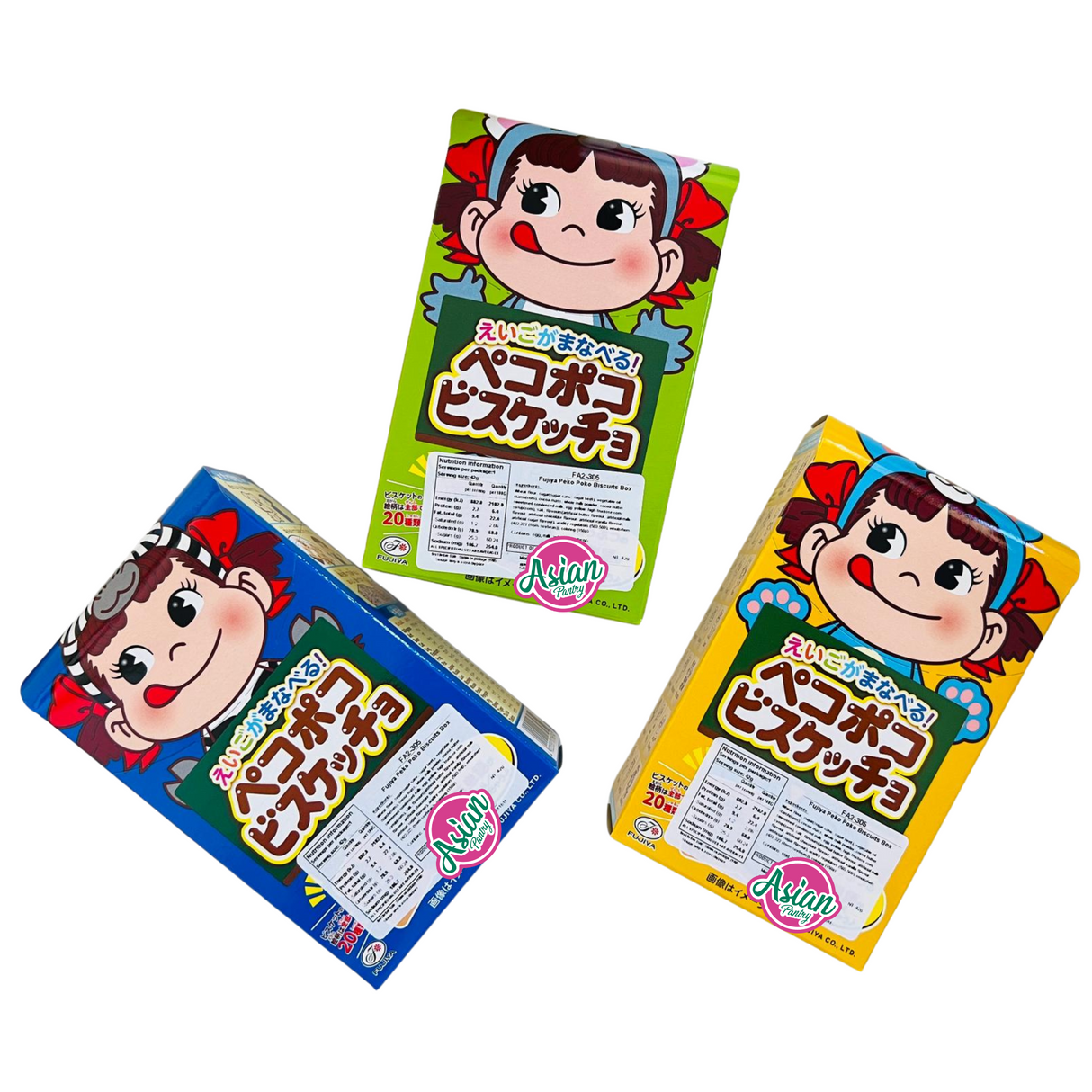 Kotak Biskut Fujiya Peko Poko 42g