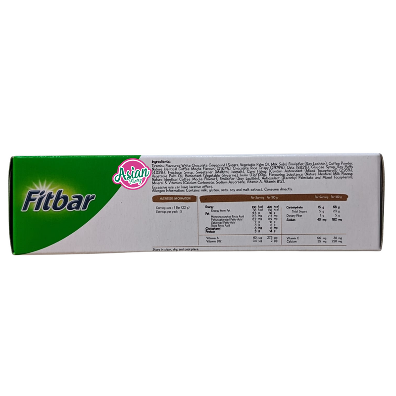 Fitbar Multigrain Bar Tiramisu Delight 110g