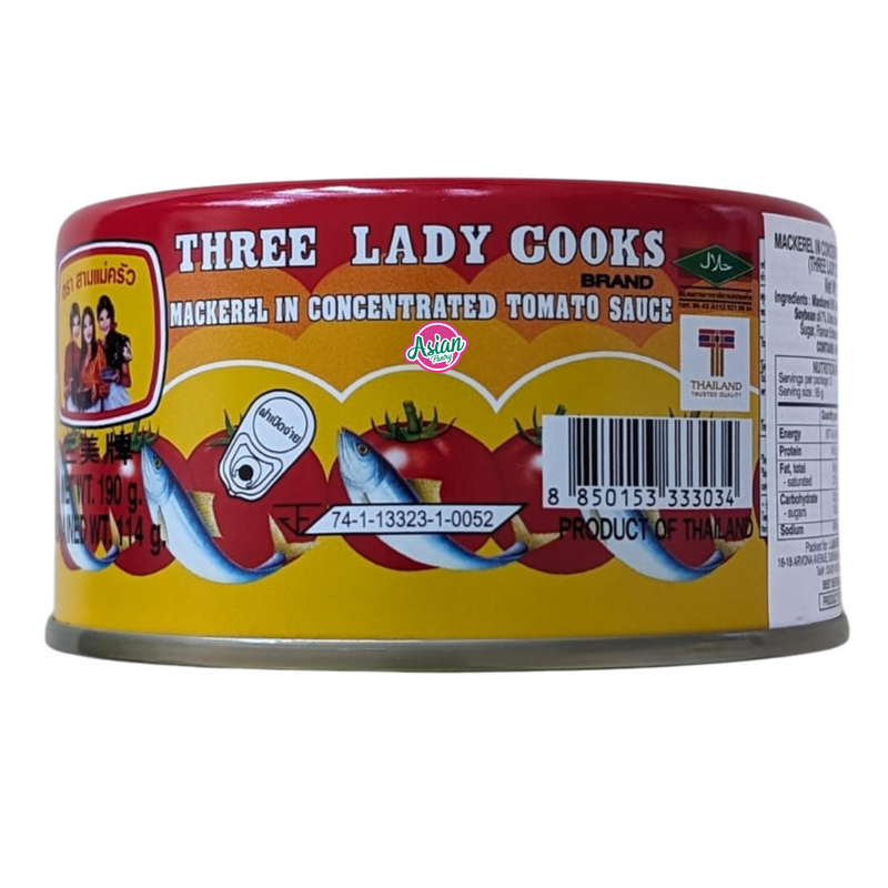 3 Lady Cooks Mackerel in Tomato Sauce 190g