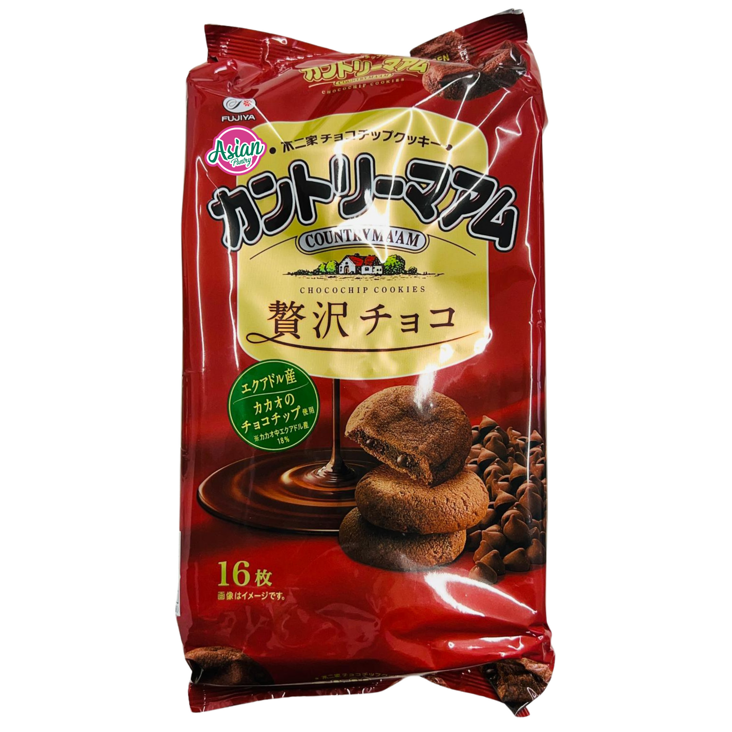 Fujiya Country Puan Chochochip Cookies Coklat 170g