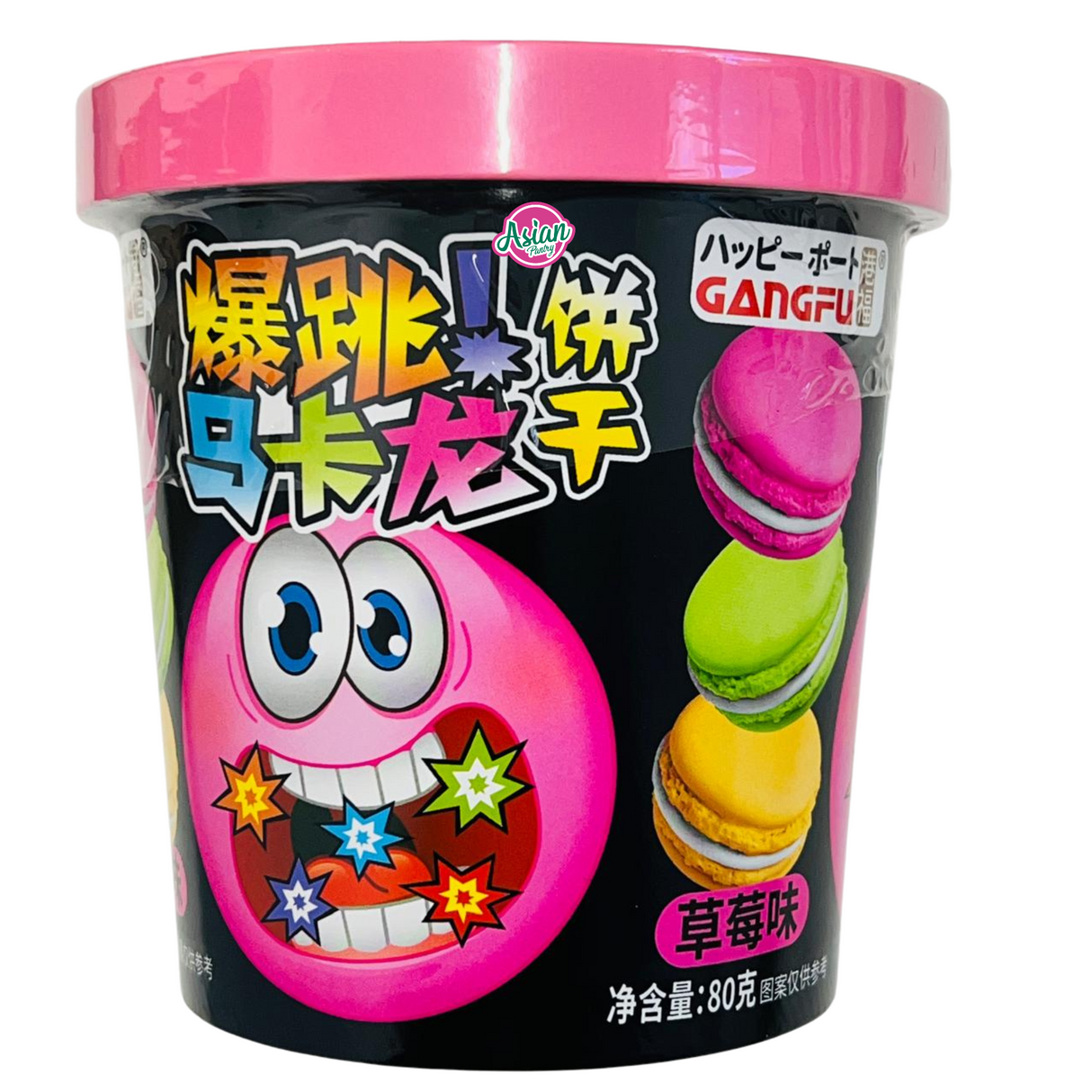 Gangfu Macaron Strawberi 80g