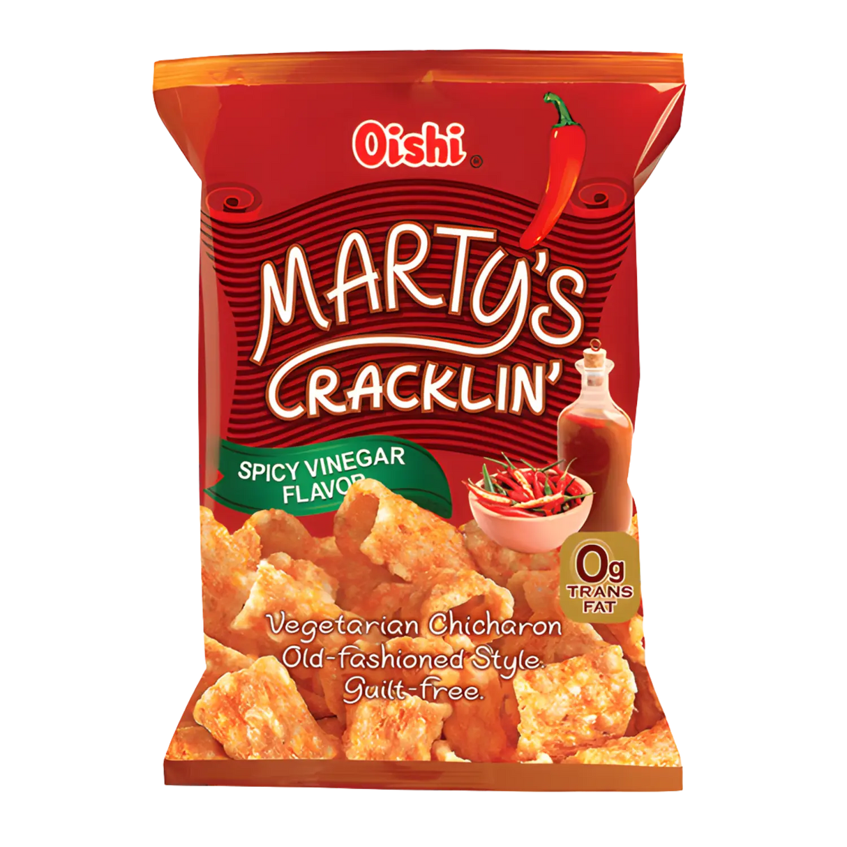 Oishi Marty's Crackling Spicy Vinegar Flavour 90g